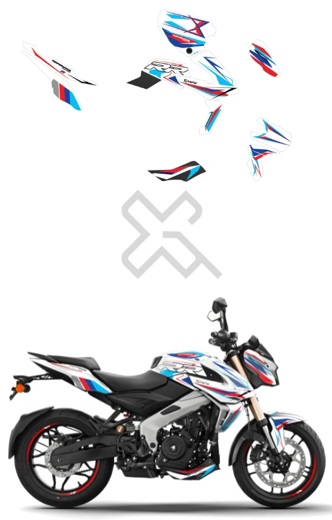 RR Edition Full Body Sticker Compatible with Pulsar NS400Z | Made in Premium Gloss Vinyl with FPF (Fade Protection Film), Waterproof, Precut Sticker, Pack of 1
